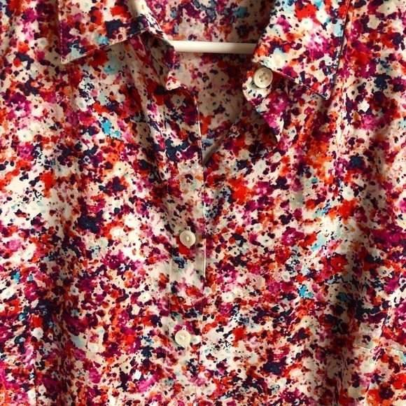 Coldwater creek floral print long sleeve b… - Picture 3 of 5